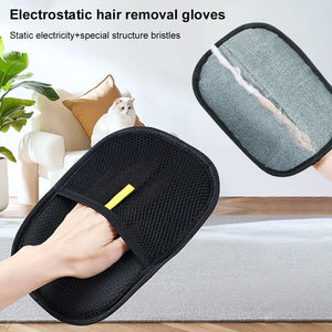 Pet Hair Remover Electrostatic Gloves