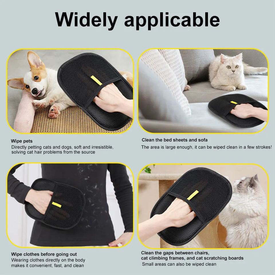 Pet Hair Remover Electrostatic Gloves